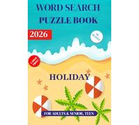 Holiday Word Search Puzzle Book: Large Print | 6x9 inches, 113 pages | 50+ Puzzles