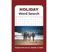 Holiday Word Search Puzzle Book: Word Searches with Easy to Read Print about Spring, Summer, Autumn, Winter Celebrations, and More | 6x9 inches, 110 ... Gift for Vacations, Holidays and Free Times