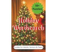 Holiday Wordsearch: Word Searches with Easy Read Print | 6 x 9 Inches, 110 pages | 50+ Puzzles | Great Gift for Vacations or Holidays