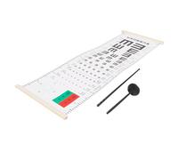 HOLIDYOYO 1 juego Pruebas de con Oclusor Ocular y Manual Gráfico de Doble Cara y Resistente al Agua para Exámenes Oculares Escuelas y Hospitales