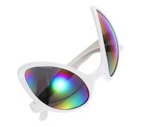 HOLIDYOYO 1 Par Gafas Extraterrestres Cosplay Divertido Gafas De Sol Futurista Traje Temático Lentes Accesorios De Gafas Alienígenas Gafas Divertidas Para Adultos Educación Física
