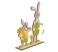 HOLIDYOYO 1 Pieza De Decoraciones De Pascua Conejito Novia Artesanía Divertida para Mini Conejos Decoración del Hogar De Primavera Parlantes Hechos A Mano para Adornos Pequeños