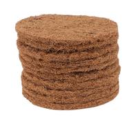 HOLIDYOYO 10 Piezas Almohadillas de Fibra de para Nido de Material Natural Reutilizables Transpirables y Resistentes para Cría y Anidación de Aves