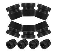 HOLIDYOYO 10 Piezas de Bloque Amortiguador de Vibraciones para Motosierra de Caucho Negro Reducción de Vibraciones Adecuado para Motosierra de Gasolina