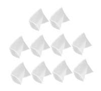 HOLIDYOYO 10 Piezas Filtro Reutilizables con Cordón Malla Fina para Café Té Leche Vegetal y Jugos Colador de No Tejida para Cocina