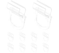 HOLIDYOYO 10 Piezas Manija De Persiana Enrollable Tirador Transparente para Persianas Enrollables Apto para Varillas para Uso Ventanas Cortinas