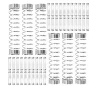 HOLIDYOYO 100 Piezas Kit de 100 Resortes de Compresión para Bolígrafos Resortes Pequeños de Acero Inoxidable 0,4X4,5X18 MM para Bolígrafos Uso Industrial y Oficina