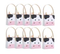 HOLIDYOYO 10piezas Cajas De Dulces Con Forma De Conejo Para Regalos y Fiestas Vaca Lola