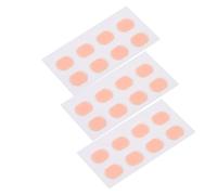 HOLIDYOYO 12 pares Almohadillas de Espuma para Nariz de Gafas Adhesivas Cómodas y Antideslizantes Protectores de Tabique Compatibles con Monturas y Gafas de Sol Color Piel Ovaladas