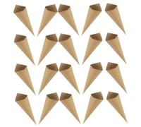 HOLIDYOYO 120piezas Conos De Papel Kraft Para Boda Conos De Confeti y Pétalos De Flores Perfectos Para Fiestas y Celebraciones Decoración Para Eventos Especiales