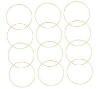 HOLIDYOYO 12piezas Anillos Metálicos Para Manualidades Para Anillos Para Campanillas De Viento Para