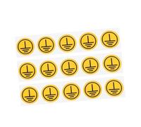 HOLIDYOYO 15 Piezas Calcomanías de Seguridad para Paneles Eléctricos de Advertencia de Voltaje Pegatinas de para Conciencia de Seguridad Industrial
