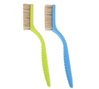 HOLIDYOYO 2 cepillos de Tiza para Escalada en Roca - Cepillo para Escalada en Bloque con Mango Antideslizante - Accesorios de Limpieza para Entrenamiento de Bloque en Interiores y Exteriores