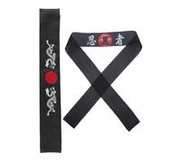 HOLIDYOYO 2 Diademas Japonesas Decorativas De Karate para Mujer Transpirables Cómodas De Poliéster.
