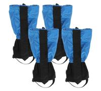 HOLIDYOYO 2 Pares de Polainas para Nieve: Polainas Impermeables para piernas para Hombres y Mujeres. Protectores de Botas Ajustables para Acampar, Caminar y Hacer Senderismo al Aire Libre.