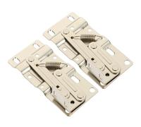 HOLIDYOYO 2 piezas Bisagras de Pivote Grados para Puertas de Armario de Cierre Automático Bisagra de Inoxidable para Bandejas Abatibles