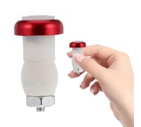 HOLIDYOYO 2 Piezas Luz de Señal LED para Bicicleta de Aleación de Aluminio Baja Generación de Calor y Buena Adaptabilidad para Seguridad en Manillar Rojo