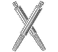 HOLIDYOYO 2 Piezas Piedras de Afilar para Motosierra Efecto de Pulido Fino, Material de Hierro y Corindón, Accesorio Portátil y Ligero para Cadenas de Motosierra