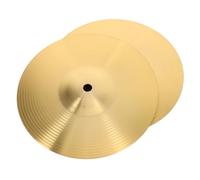 HOLIDYOYO 2 Piezas Platillos para Batería de Platillos de Práctica Splash para Batería para Jazz y Percusión