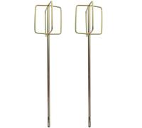 HOLIDYOYO 2 Piezas Varillas Mezcladoras Cemento y Pintura Accesorios para Taladro Eléctrico Barras de Mezcla para Mortero Pintura y Uso Doméstico y Construcción