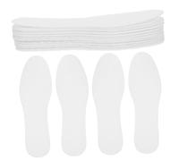 HOLIDYOYO 20 pares Plantillas Transpirables Desechables Inlays Finos para Zapatos Hombre Mujer Absorben Sudor Compatibles con Deportivas y Botas Talla Confort Ligero y Elástico