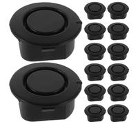 HOLIDYOYO 20 piezas Tapones de Goma para Parachoques Delanteros y Traseros Unidades Cubre Agujeros Radar Coche Accesorios Resistentes y Duraderos para Protección y Estética Automotriz