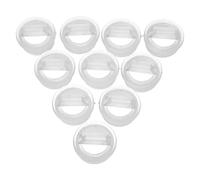 HOLIDYOYO 20 Piezas Tapones de Plástico Redondos Reutilizables para Molinillos de Pimienta y Sal 20 Mm Diámetro Interior, Transparentes, Sellado Hermético Antidesbordamiento para Cocina