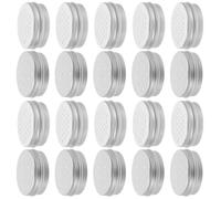 HOLIDYOYO 20piezas Frasco de Entrenamiento Olfativo para Perros Recipientes de Aluminio Perforados Soportes para Aromas Caninos Contenedores para Olfateo para Entrenamiento Casa