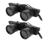 HOLIDYOYO 2piezas Gafas de Aumento Telescopio con Diadema Manos Libres Lente para Pesca Teatro Observación de Cerca