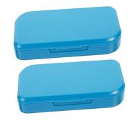 HOLIDYOYO 2piezas Pastillero De Viaje Organizador De Caja Pastillas Portátil Compartimentos Dispensador De Medicinas Semanal