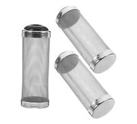 HOLIDYOYO 3 Piezas Protector de Malla de Filtro para Acuario de Acero Inoxidable Cubierta de Entrada Segura para Tanque de Peces Filtro Metálico para Agua Limpia y Proteger Camarones