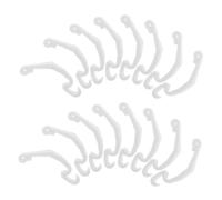 HOLIDYOYO 30 Piezas Clips para Jaulas de Conejos y Hámsters Hebillas de Plástico Desmontables para Cierres Seguros Accesorios para Jaulas Pequeñas de Animales Domésticos Fáciles de Instalar