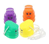 HOLIDYOYO 4 Pares de zancos de plástico para niños: zancos de Cubo para Caminar - Juguetes de Equilibrio para niños para el Desarrollo físico al Aire Libre