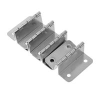 HOLIDYOYO 4 piezas Bisagras Plegables para Puertas de Armarios y Cajas de Madera Bisagras Metálicas Resistentes para Muebles y Gabinetes