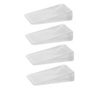 HOLIDYOYO 4 Piezas Cuñas Niveladoras de Muebles de Caucho Cuñas Ajustables para Patas de Mesa y Electrodomésticos Antideslizantes para Nivelar Mesas Sillas Frigoríficos y Lavadoras el Hogar
