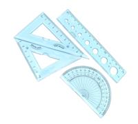 HOLIDYOYO 4 Piezas Regla Escolar Flexible Infantil de 30cm, Curva Ondulada | Escala Clara, Tamaño Compacto para Llevar, Uso en Escuela, Arquitectos y Artistas, Docentes
