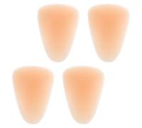HOLIDYOYO 4 Piezas Rodilleras para Patinaje de Silicona Beige Diseño Ergonómico y Movimiento Completo para Principiantes y Entusiastas del Skate y Snowboard