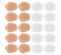 HOLIDYOYO 40 Parches Adhesivos de Aceite de Ricino para Vientre y Ombligo 7X7 CM Paquete de 40 Unidades Parches Portátiles y Desechables para Cuidado Corporal y Bienestar