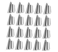 HOLIDYOYO 40piezas Protector De Dedos Inoxidable Para Pelar Verduras y Edamame Herramientas De Cocina Para Protección De Uñas y Cortes La Cocina