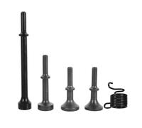 HOLIDYOYO 5 Piezas de Cinceles para Martillo Neumático Planos de Acero Juego 4 Cinceles y 1 Resorte de Compresión Accesorio Industrial para Alisado Demolición y Reparación Martillo de