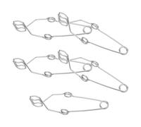 HOLIDYOYO 5 Piezas Tubos de Ensayo Metálicas Grandes 5 Piezas, Soporte de Abrazadera de Laboratorio 14.5 Cm, Clips Resistentes para Sujeción Segura en Experimentos Científicos