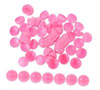 HOLIDYOYO 50 Pcs Bola De Loteria Rifa De Bolas De Dibujo Pequeños Recipientes De Colores Mini Contenedor De Premios Bolas De Loteria Abre La Tapa De Juego De Polivinilo