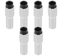 HOLIDYOYO 6 Tornillos Ajustadores de Cable de Aleación de Aluminio para Bicicleta de Montaña y Carretera, Pomo para Palanca de Cambios, Tensión Precisa y Fijación Estable para Ciclismo,