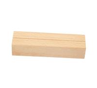 HOLIDYOYO 6piezas Base De Madera Creativa para Tarjetas Soporte De Postales y Calendarios De Madera Sólida para Decoración del Hogar