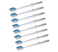 HOLIDYOYO 8 piezas Cabezal de Cepillo Oral Recambio Accesorios para Irrigador Bucal Compatible Mayoría de Irrigadores Material Duradero para Limpieza Profunda Interdental y Encías Repuestos
