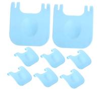HOLIDYOYO 8 Piezas De Hebillas De Fijación para Jaulas De Conejos Clips para Jaulas De Mascotas Hebillas De Alambre para Jaulas De Conejos Y Gallinas Abrazaderas De Plástico para Corral