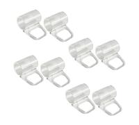 HOLIDYOYO 8 Piezas Mango de Gancho de Cortina Plegable sin Cable Ventana Agarre Cubrir Cortinas Mango de persiana inalámbrico Tiradores de persianas Tiradores de Sombra el plastico