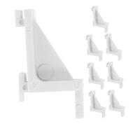 HOLIDYOYO 8 piezas Soporte para Estantes de Refrigerador y Congelador Clips Plásticos Resistentes para Nevera y Enfriadores Diseño Versátil para Máxima Estabilidad y Organización Cocinas