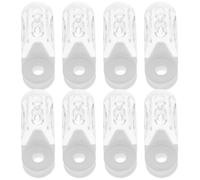 HOLIDYOYO 8 Soportes para Cortinas, Manijas para Persianas Pequeñas de Repuesto, Piezas de Repuesto Transparentes para Persianas Horizontales, Juego de 8 Unidades para Tratamientos