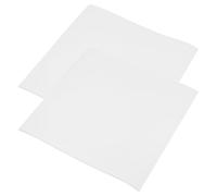 HOLIDYOYO Alfombrilla para Acuario 2 Piezas 45X45 CM Blanca Gruesa Antideslizante de EVA Amortiguación y Aislamiento Térmico para Soporte y Nivelación del Fondo del Acuario